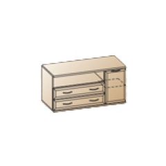 Гостиная Карина Композиция 22 (Акация Молдау) в Урае - uray.mebel24.online | фото 8