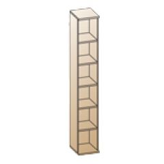 Гостиная Карина Композиция 25 (Гикори Джексон светлый) в Урае - uray.mebel24.online | фото 3