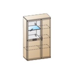 Гостиная Карина Композиция 5 (Гикори Джексон светлый) в Урае - uray.mebel24.online | фото 2