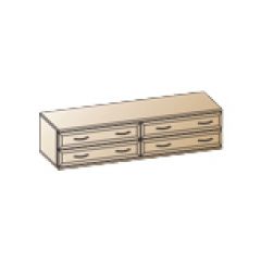 Гостиная Карина Композиция 5 (Гикори Джексон светлый) в Урае - uray.mebel24.online | фото 6