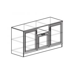 Гостиная Лира 1 Дуб нортон светлый в Урае - uray.mebel24.online | фото 7