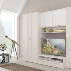 Гостиная ЛОТОС (модульная) Бодега белая в Урае - uray.mebel24.online | фото