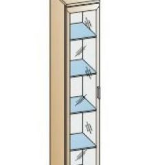 Гостиная Мелисса Композиция 1 (Гикори Джексон светлый) в Урае - uray.mebel24.online | фото 5