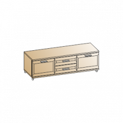 Гостиная Мелисса Композиция 10 (Акация Молдау) в Урае - uray.mebel24.online | фото 5