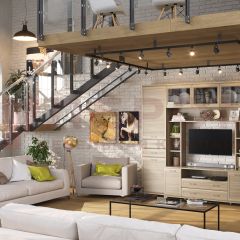 Гостиная Мелисса Композиция 4 (Ясень Асахи) в Урае - uray.mebel24.online | фото
