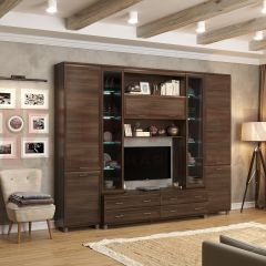Гостиная Мелисса Композиция 9 (Акация Молдау) в Урае - uray.mebel24.online | фото