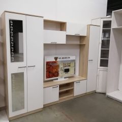 Гостиная МГС 3 Исполнение 1 (Дуб сонома/Белый) в Урае - uray.mebel24.online | фото 4