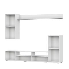 Гостиная МГС 4 (Белый/Белый глянец) в Урае - uray.mebel24.online | фото 2