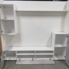 Гостиная МГС 4 (Белый/Цемент светлый) в Урае - uray.mebel24.online | фото 3