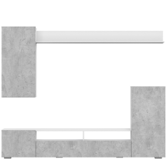 Гостиная МГС 4 (Белый/Цемент светлый) в Урае - uray.mebel24.online | фото 6