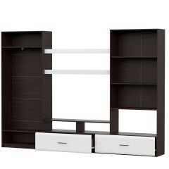 Гостиная МГС 7 Исполнение 1 (Венге/Белый глянец) в Урае - uray.mebel24.online | фото 3