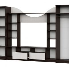 Гостиная МГС 8 Исполнение 1 (Дуб Венге/Ясень Анкор светлый) в Урае - uray.mebel24.online | фото 2
