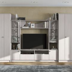 Гостиная МГС 8 Исполнение 1 (Ясень Анкор светлый) в Урае - uray.mebel24.online | фото