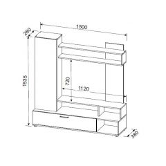 Гостиная МГС 9 (Белый/Цемент светлый) в Урае - uray.mebel24.online | фото 4