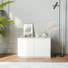 МОРИ Гостиная модульная (белый) в Урае - uray.mebel24.online | фото 7