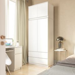 МОРИ Гостиная модульная (белый) в Урае - uray.mebel24.online | фото 8