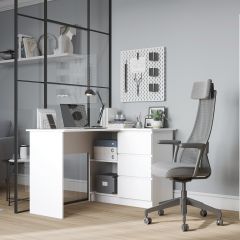МОРИ Гостиная модульная (белый) в Урае - uray.mebel24.online | фото 12