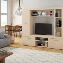 Гостиная Оскар 3 (Дуб сонома/Белый) в Урае - uray.mebel24.online | фото