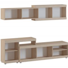 Гостиная Оскар (Дуб сонома/Белый) в Урае - uray.mebel24.online | фото 3