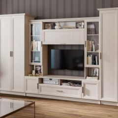 Гостиная ПРАГА-1 Анкор белый в Урае - uray.mebel24.online | фото