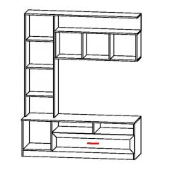 ПРАГА Гостиная (модульная) в Урае - uray.mebel24.online | фото 7