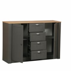 Гостиная Прованс (модульная) Диамант серый в Урае - uray.mebel24.online | фото 12