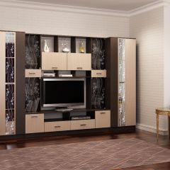 САБИНА ГОСТИНАЯ НАБОР №ВД-2 (венге/дуб белфорт) в Урае - uray.mebel24.online | фото