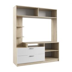 СОФИ Гостиная (модульная) дуб сонома/белый глянец в Урае - uray.mebel24.online | фото 6