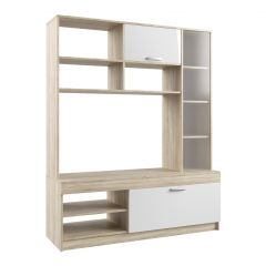 СОФИ Гостиная (модульная) дуб сонома/белый глянец в Урае - uray.mebel24.online | фото 3