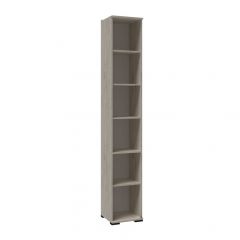 Гостиная София СП-1 Пенал с полками МДФ Дуб крафт белый в Урае - uray.mebel24.online | фото 2