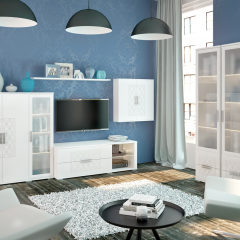 Гостиная Тиффани (модульная) в Урае - uray.mebel24.online | фото 2