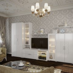 Гостиная Тиффани (модульная) в Урае - uray.mebel24.online | фото 3