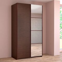 ИННЭС-5 Шкаф-купе 2-х дв. 1400 (1дв. Ф1 - венге, 1дв. Ф2 - зеркало) в Урае - uray.mebel24.online | фото