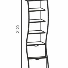 Киви №11 Пенал с 2мя ящ., (ЛДСП молочный дуб/лайм) в Урае - uray.mebel24.online | фото 2