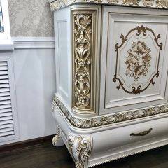 Комод Алсу (белый глянец) БЕЗ Зеркала в Урае - uray.mebel24.online | фото 7