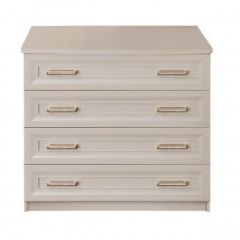 Комод Мокко 4-е ящика (бежевый) в Урае - uray.mebel24.online | фото 2