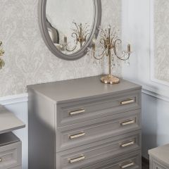 Комод Мокко 4-е ящика (серый камень) в Урае - uray.mebel24.online | фото 3