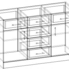 СОФИЯ Комод К1200 2Д (венге/дуб белфорт) в Урае - uray.mebel24.online | фото 3