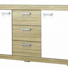СОНАТА КС-1500 Комод (Дуб сонома/Белый глянец) в Урае - uray.mebel24.online | фото