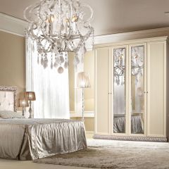 Комод Тиффани штрих-лак/серебро (ТФКМ-1) в Урае - uray.mebel24.online | фото 2