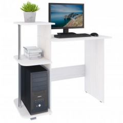 Компьютерный стол №3 (Анкор белый) в Урае - uray.mebel24.online | фото