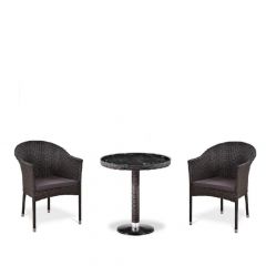 Комплект плетеной мебели T601/Y350A-W53 Brown (2+1) в Урае - uray.mebel24.online | фото