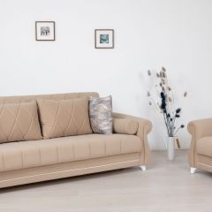 Комплект Роуз ТД 412 диван-кровать + кресло + комплект подушек в Урае - uray.mebel24.online | фото