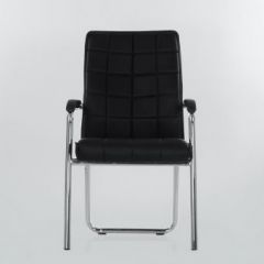 Кресло Barneo K-14 для посетителей и переговорных (черный) в Урае - uray.mebel24.online | фото 2