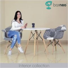 Кресло Barneo N-14 Patchwork черно-белый в Урае - uray.mebel24.online | фото 3
