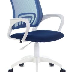 Кресло BRABIX "Fly MG-396W" (белый/темно-синее) 532399 в Урае - uray.mebel24.online | фото