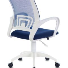 Кресло BRABIX "Fly MG-396W" (белый/темно-синее) 532399 в Урае - uray.mebel24.online | фото 4