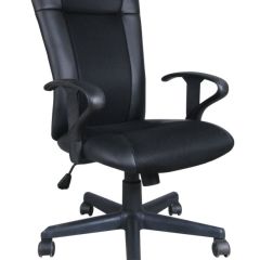Кресло BRABIX "Optima MG-370" (экокожа/ткань, черное) 531580 в Урае - uray.mebel24.online | фото