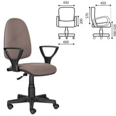 Кресло BRABIX "Prestige Ergo MG-311" (ткань, бежевое) 531873 в Урае - uray.mebel24.online | фото 2