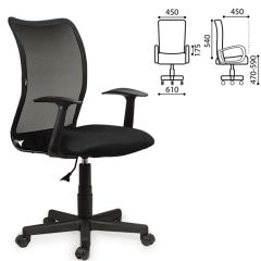 Кресло BRABIX "Spring MG-307" (черное TW) 531406 в Урае - uray.mebel24.online | фото 2